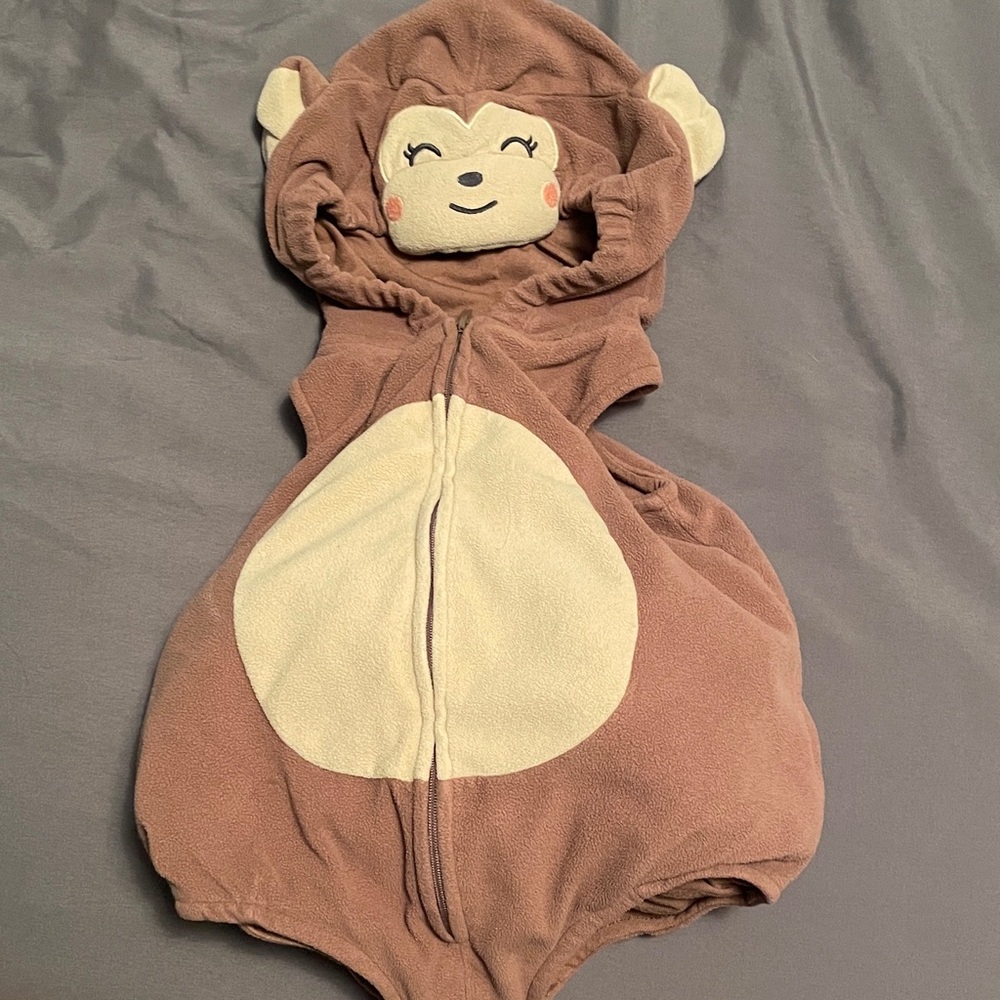 Monkey halloween costume, Carters, 6-9 months, BUNDLE ONLY